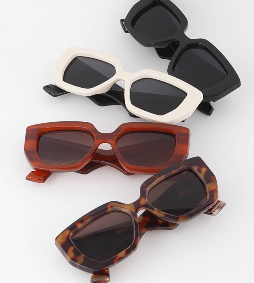 Thick Arm Cat-Eye Sunglasses by The Glam Vault.
