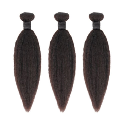 Kinky Straight Human Hair Bundle Deal