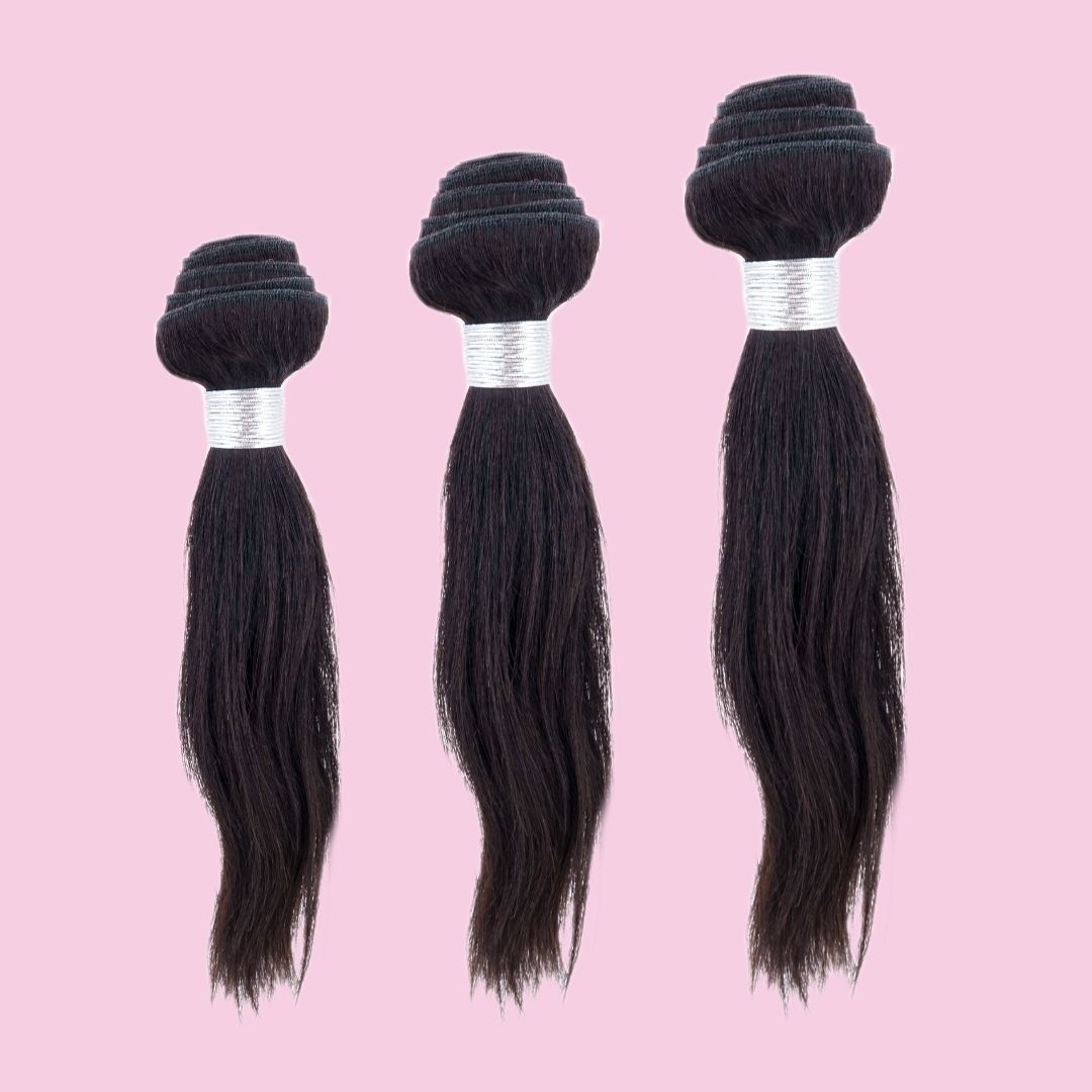 Virgin Straight Human Hair Bundle Deal