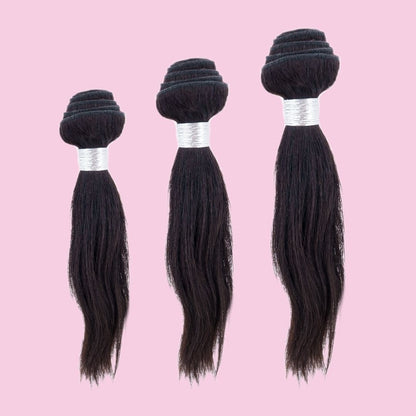Virgin Straight Human Hair Bundle Deal